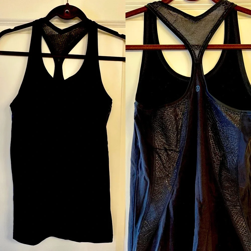 Lululemon Cool Racerback with Mesh/Pattern Back - Picture 3 of 3